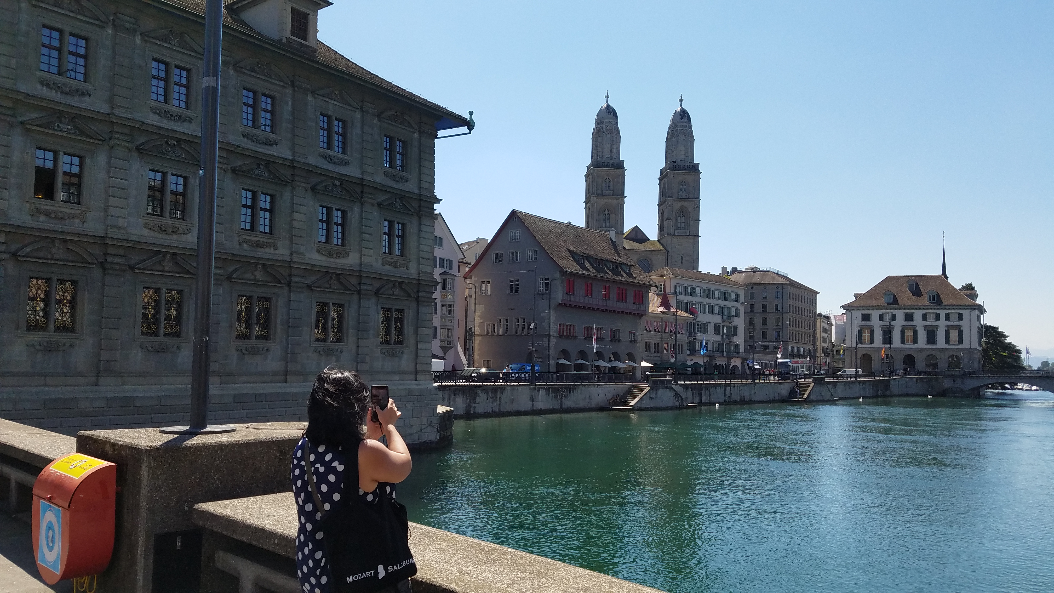 Historic Grossmunster in Zurich, Switzerland