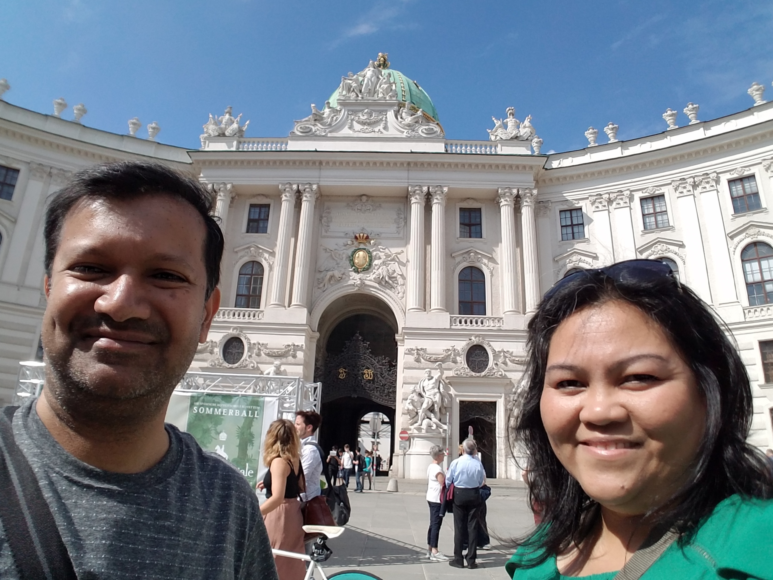 The Hofburg Palace in Vienna, Austria